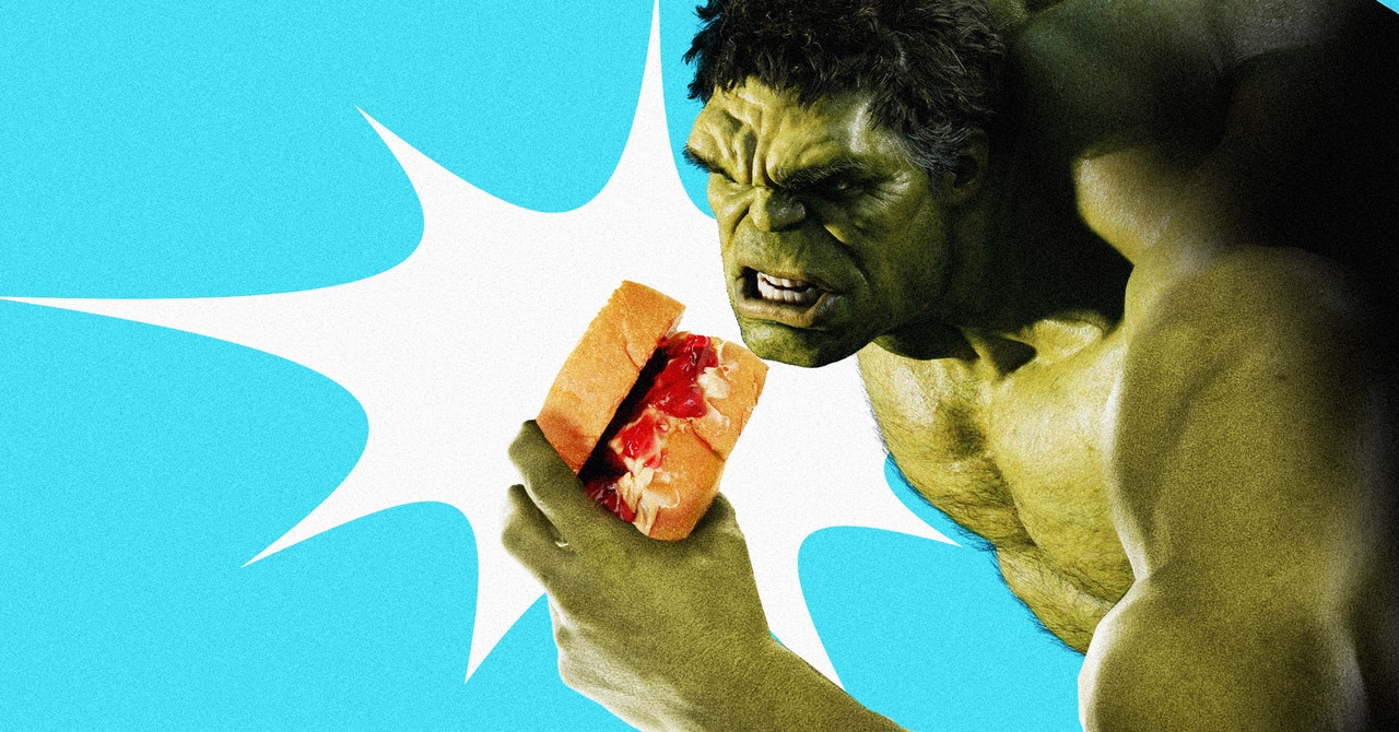 How Many Peanut Butter Sandwiches Does It Take to Fuel a Hulk?