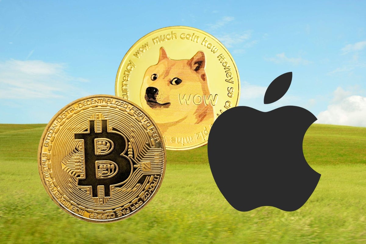 How Much A $1,000 Invested In Bitcoin, Dogecoin, And Apple At Mid-June Lows Is Worth Now - Dogecoin (DOGE/USD)