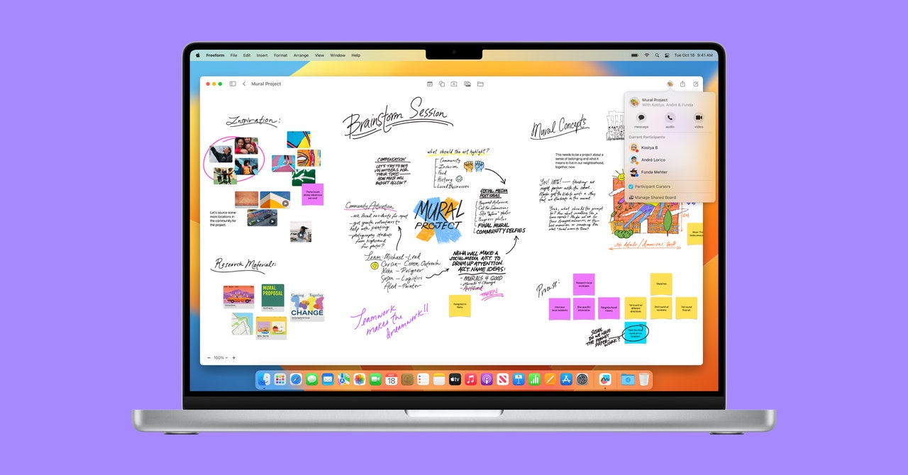 Apple’s Freeform Is a Digital Whiteboard for Total Focus
