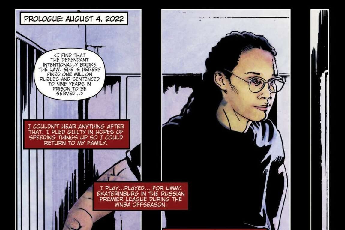 Brittney Griner Portrayed In 'Female Force' Comic Book: Unsure Teen To WNBA Star To Russian Prison Cell